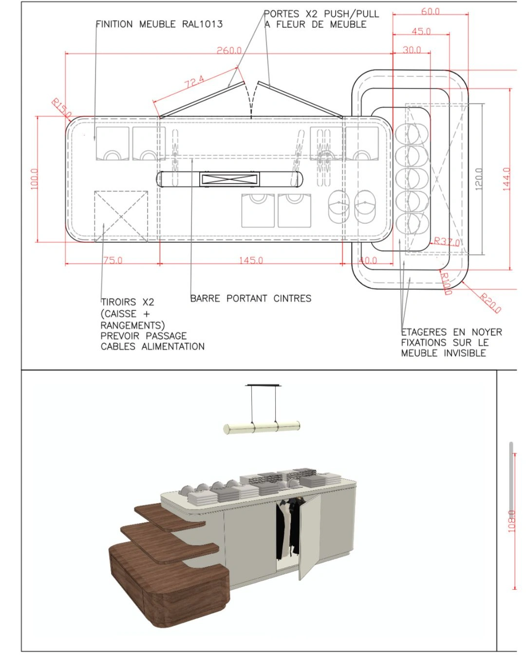 Boutique bain de mer à Courchevel