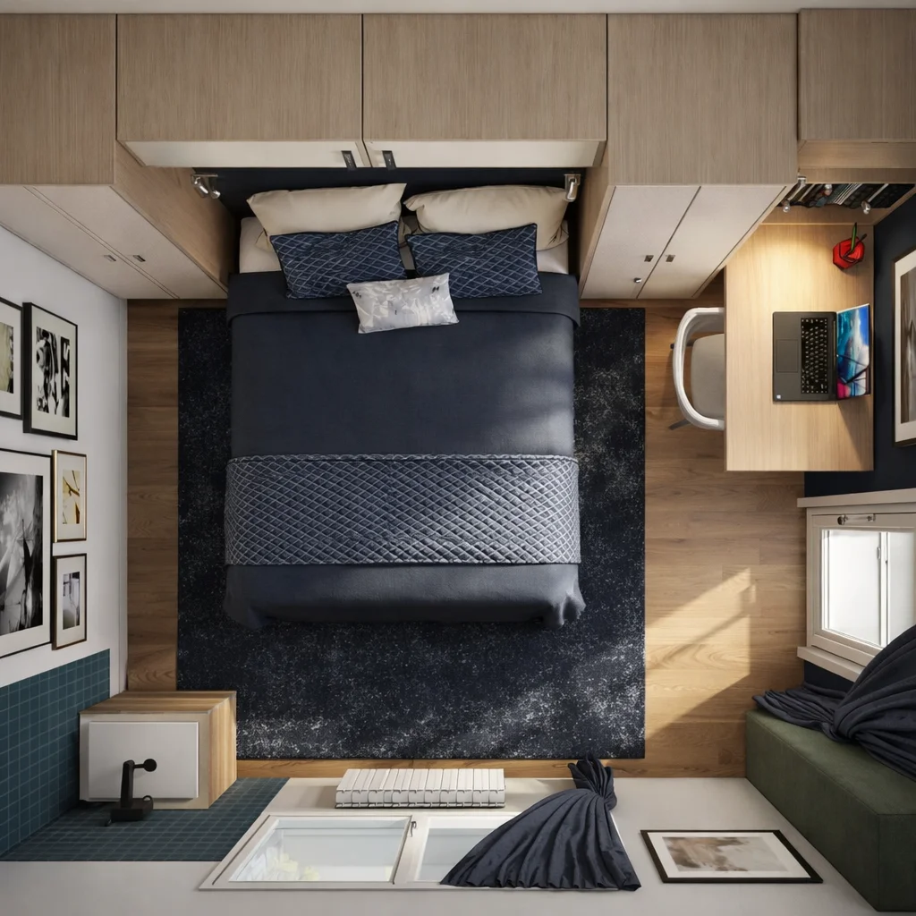 petite chambre optimisation espace